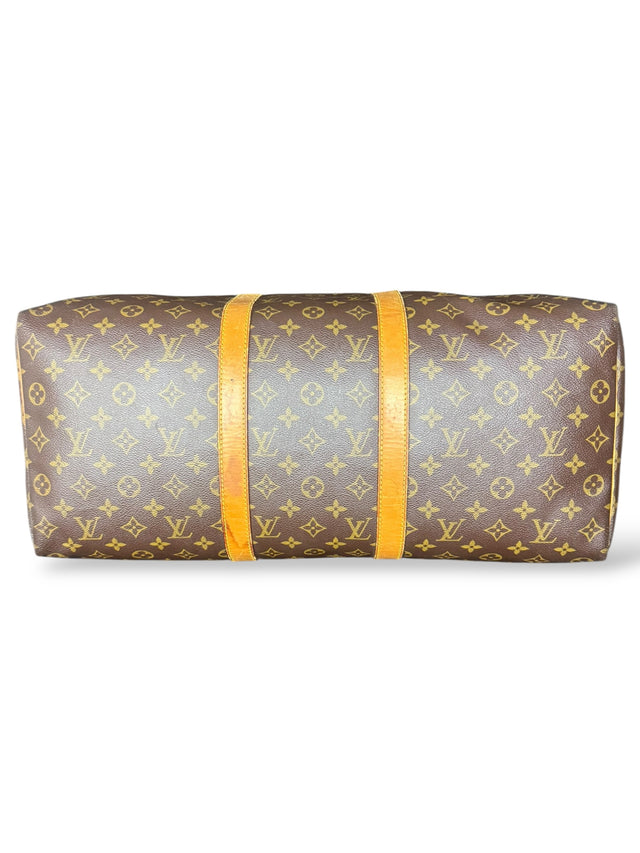 Louis Vuitton Keepall 50 Reisetasche Weekender Tasche Monogram Braun