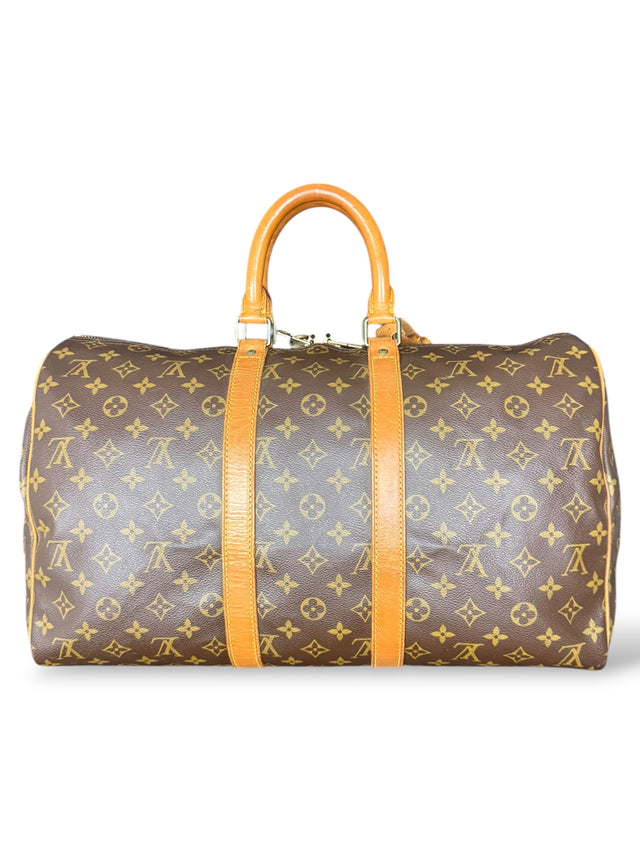 Louis Vuitton Keepall 45 Reisetasche Weekender Tasche Monogram Braun