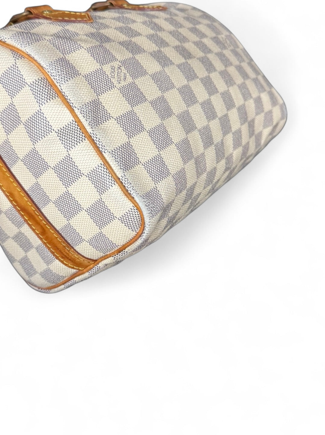 Louis Vuitton Speedy 25 Bandouliere Handtasche Damier Azur