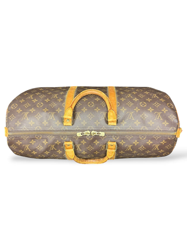 Louis Vuitton Keepall 50 Reisetasche Weekender Tasche Monogram Braun