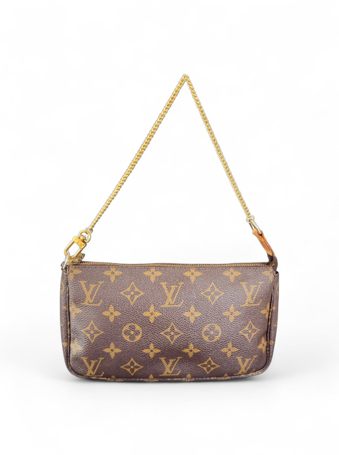 Louis Vuitton Pochette Accessoires Handtasche Monogram Braun