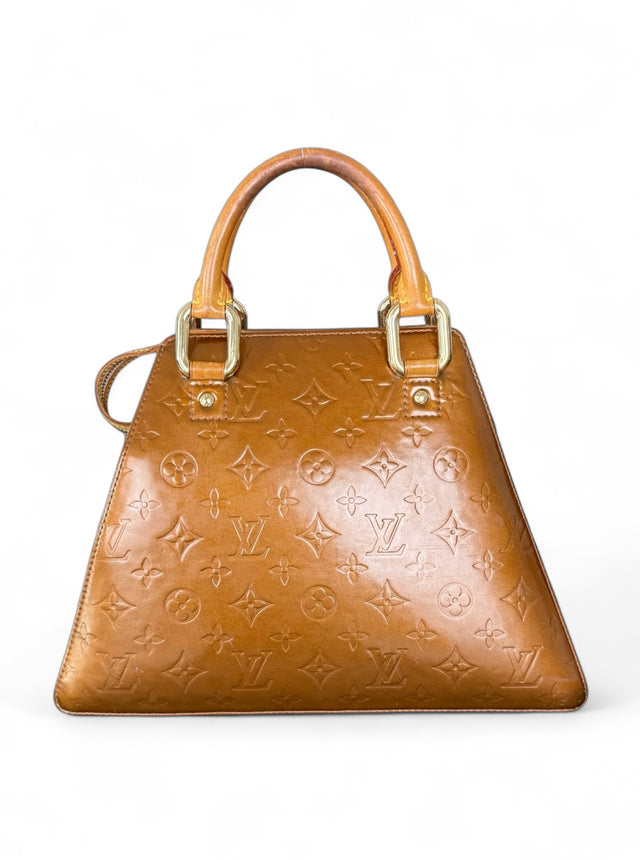 Louis Vuitton Forsyth Handtasche Vernis Bronze Braun