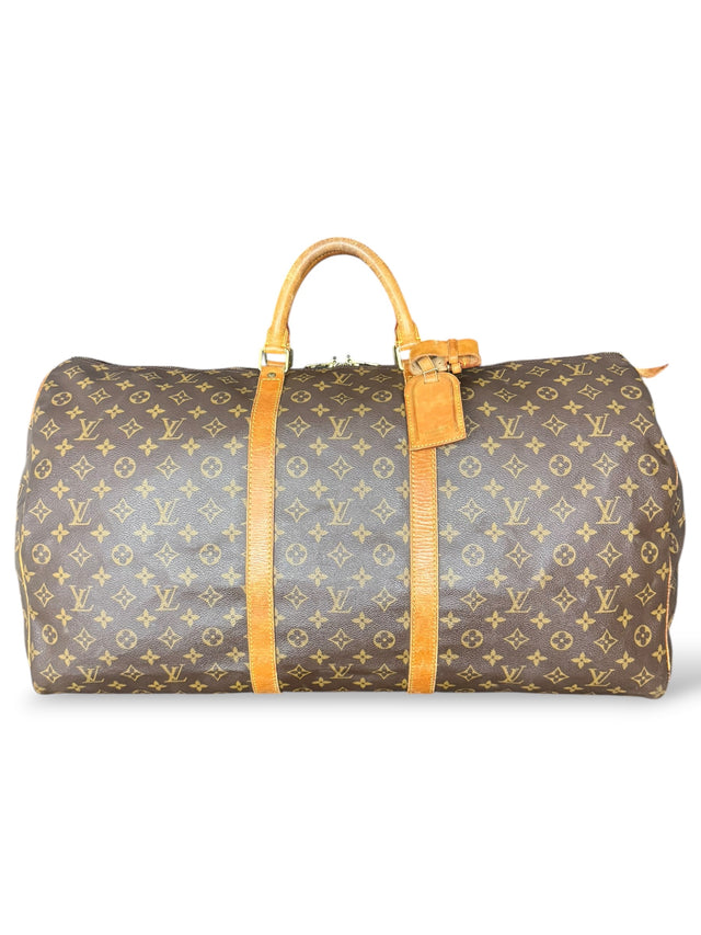 Louis Vuitton Keepall 60 Reisetasche Weekender Tasche Monogram Braun