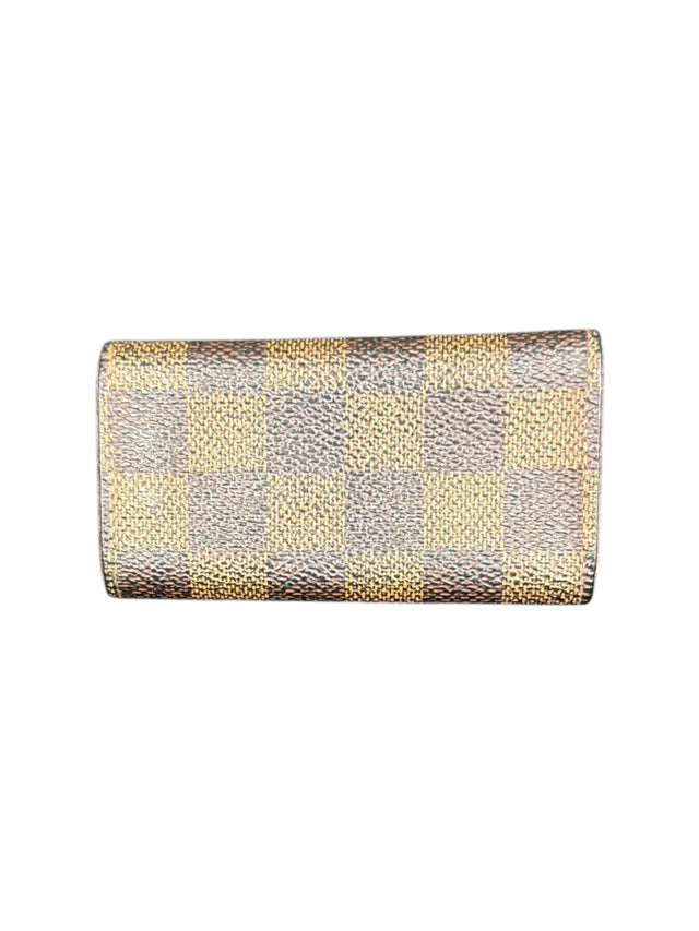 Louis Vuitton Schlüsseletui Damier Ebène Braun 4 Schlüssel