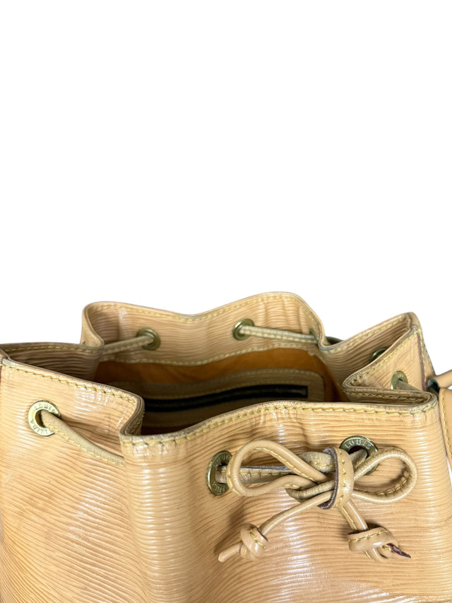 Louis Vuitton Sac Noe Petit Handtasche Epi Leder Beige Gelb
