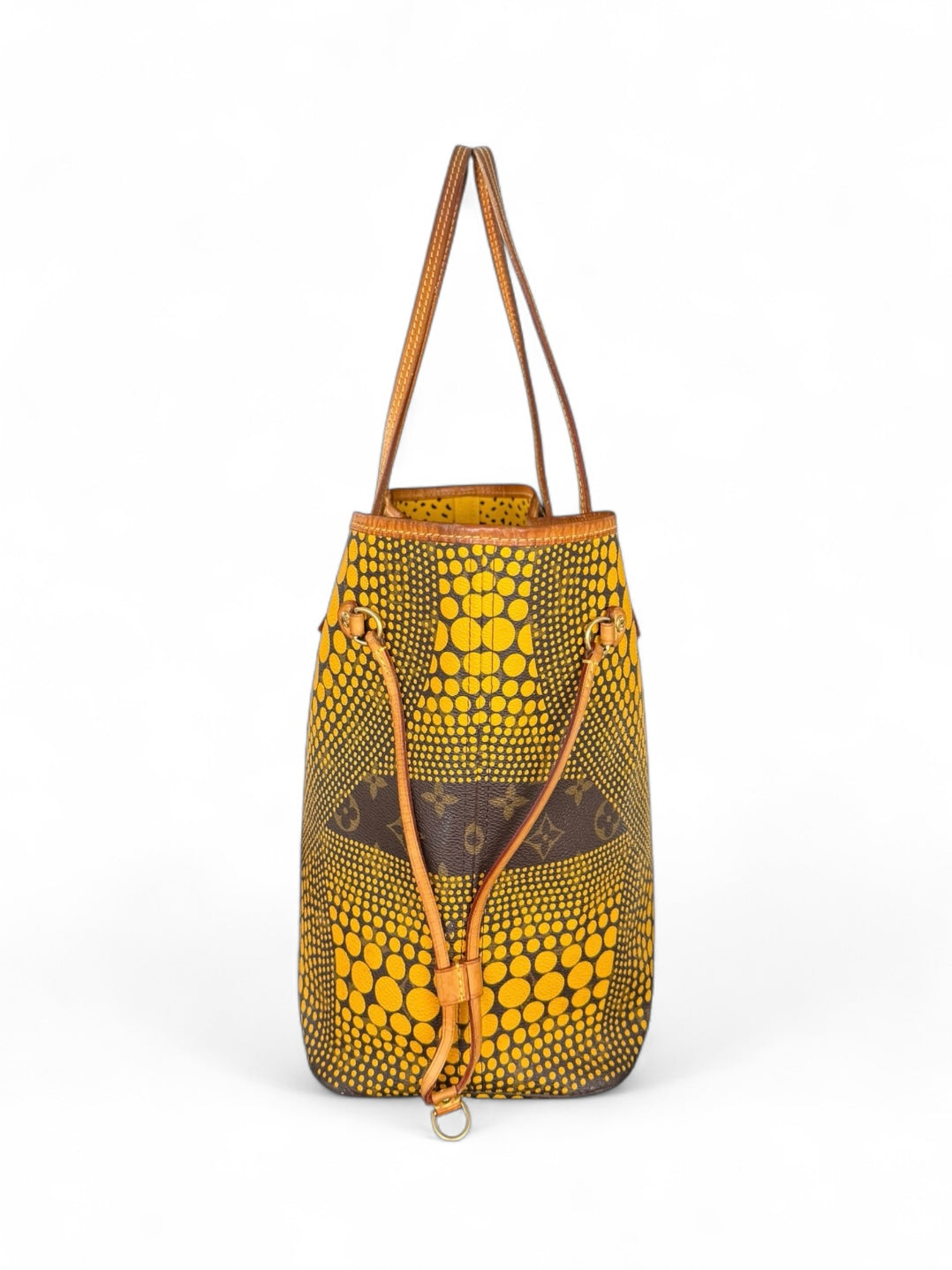 Louis Vuitton Neverfull MM Handtasche Shopper Monogram Braun Dot Yayoi Kusama