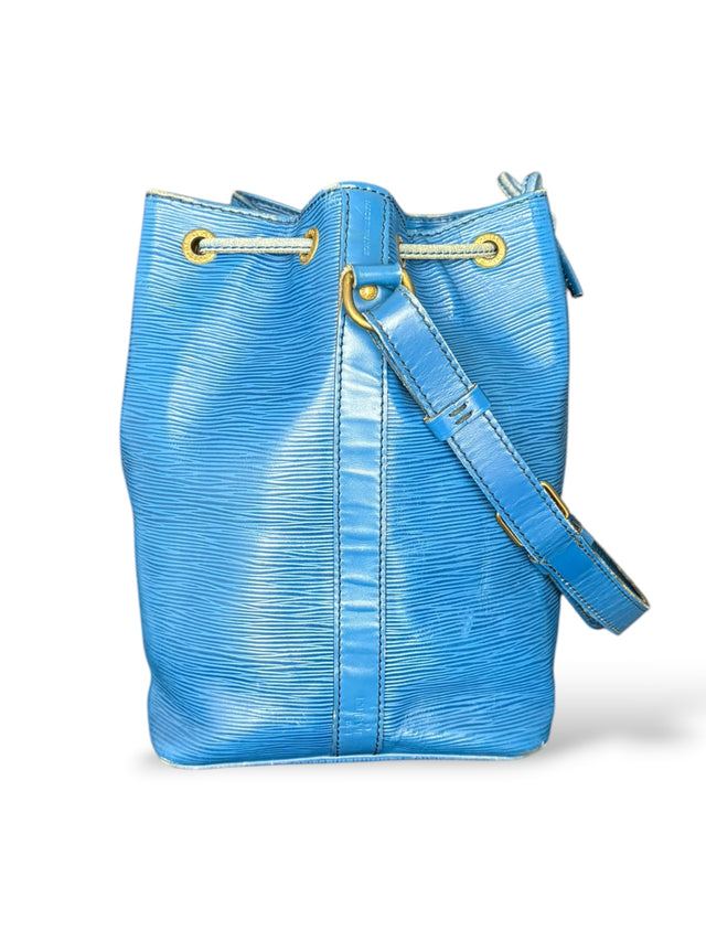 Louis Vuitton Sac Noe Petit Handtasche Epi Leder Blau