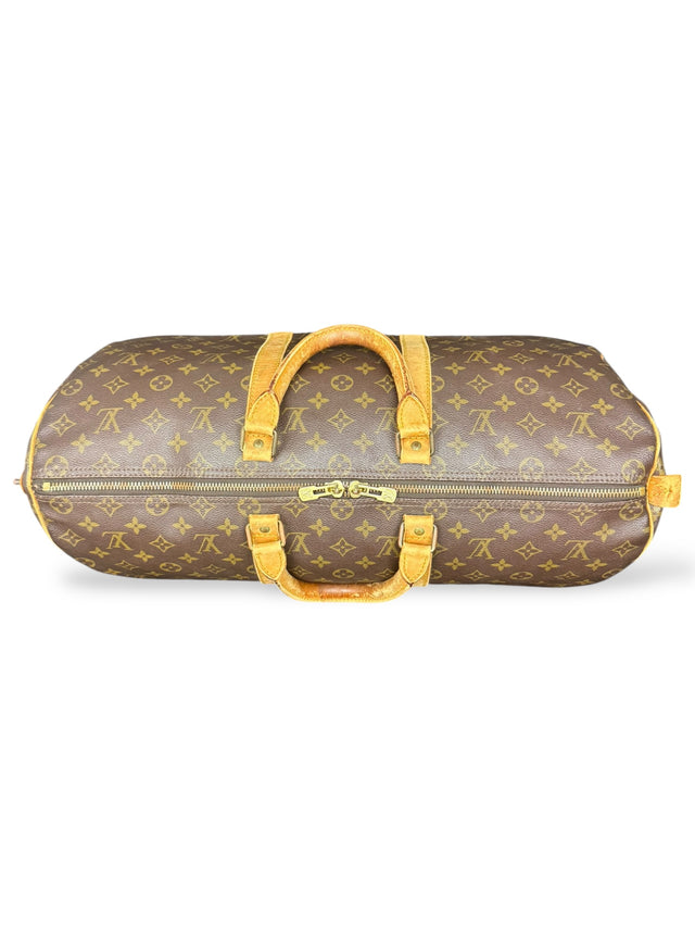 Louis Vuitton Keepall 50 Reisetasche Weekender Tasche Monogram Braun