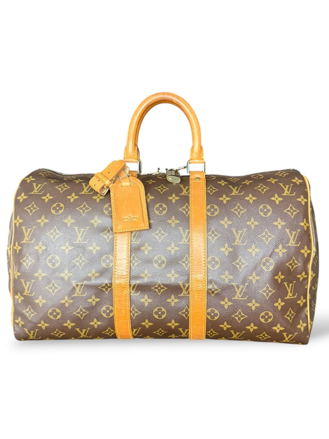 Louis Vuitton Keepall 45 Reisetasche Weekender Tasche Monogram Braun