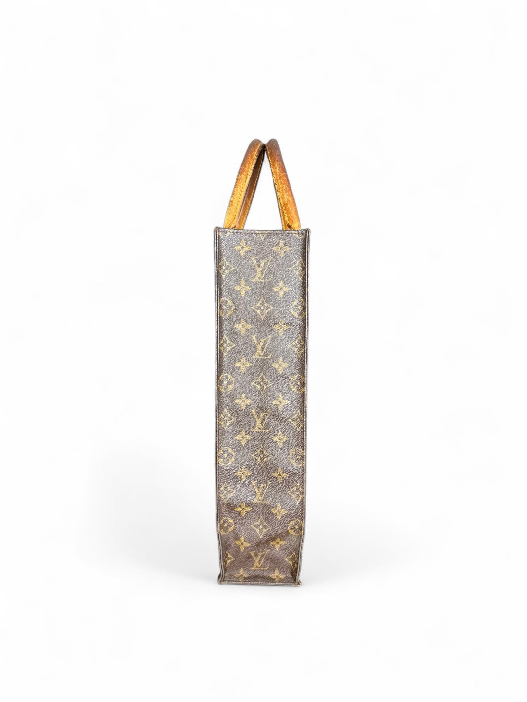 Louis Vuitton Sac Plat Handtasche Tote Bag Shopper Monogram Braun