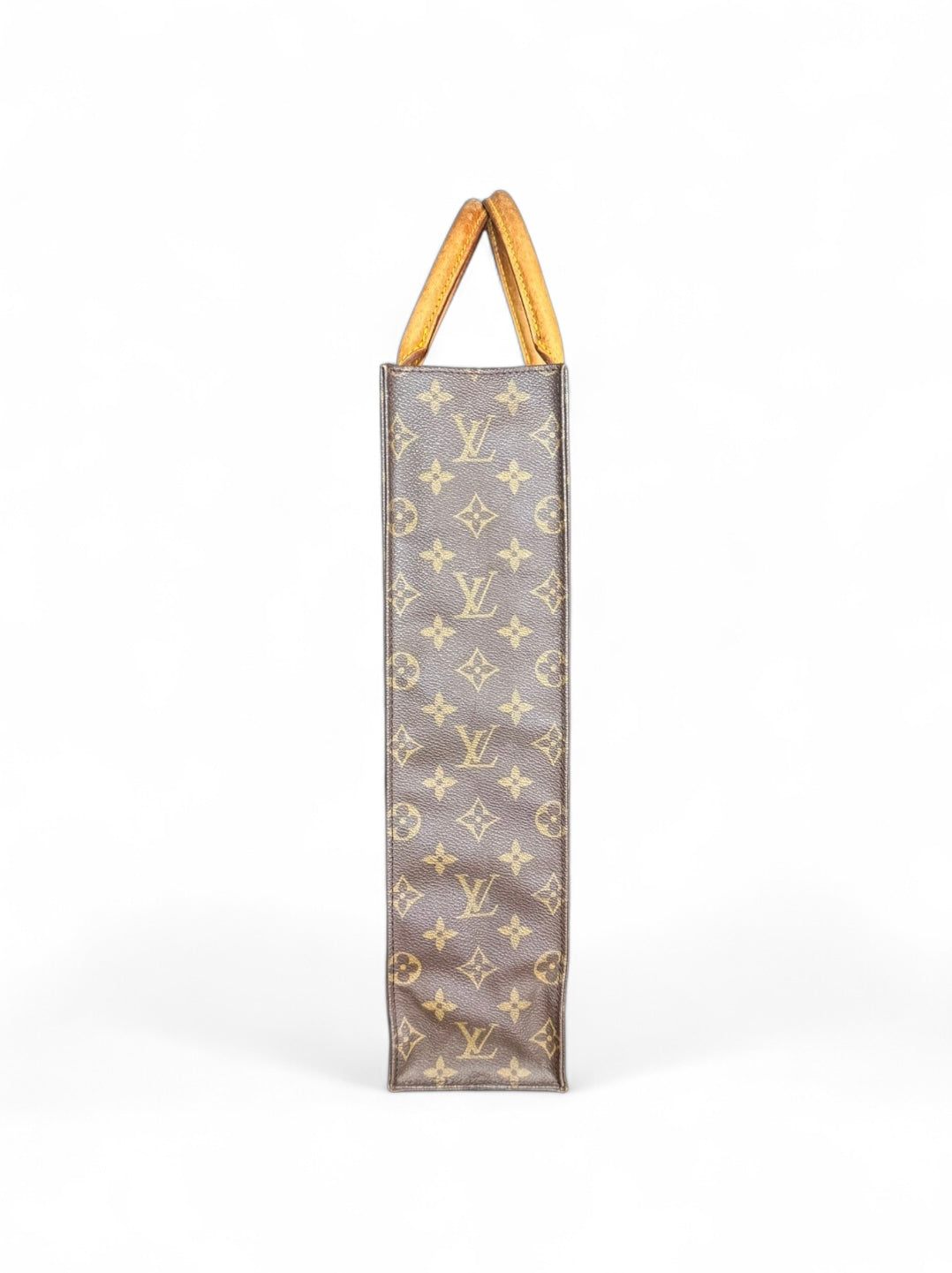 Louis Vuitton Sac Plat Handtasche Tote Bag Shopper Monogram Braun