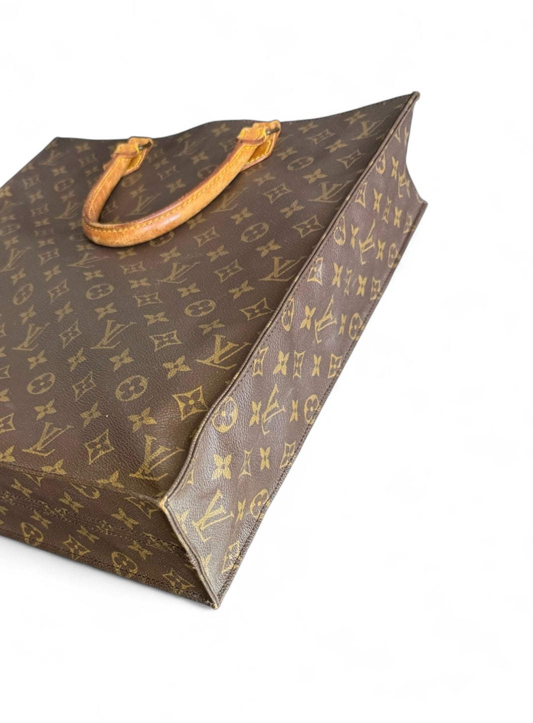 Louis Vuitton Sac Plat Handtasche Tote Bag Shopper Monogram Braun