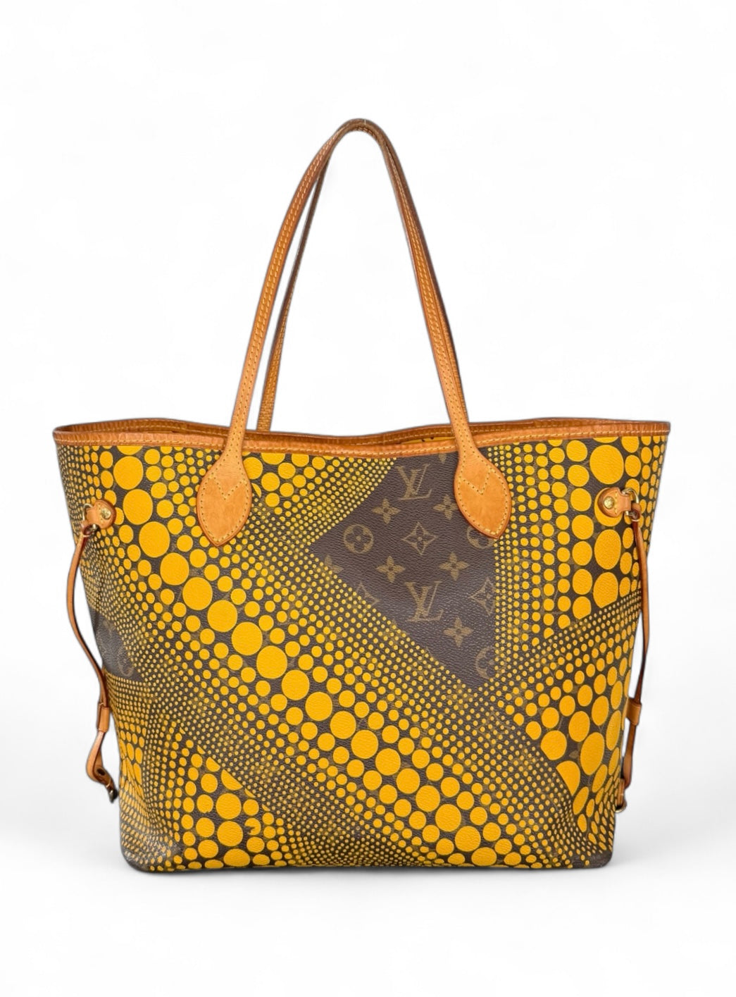 Louis Vuitton Neverfull MM Handtasche Shopper Monogram Braun Dot Yayoi Kusama