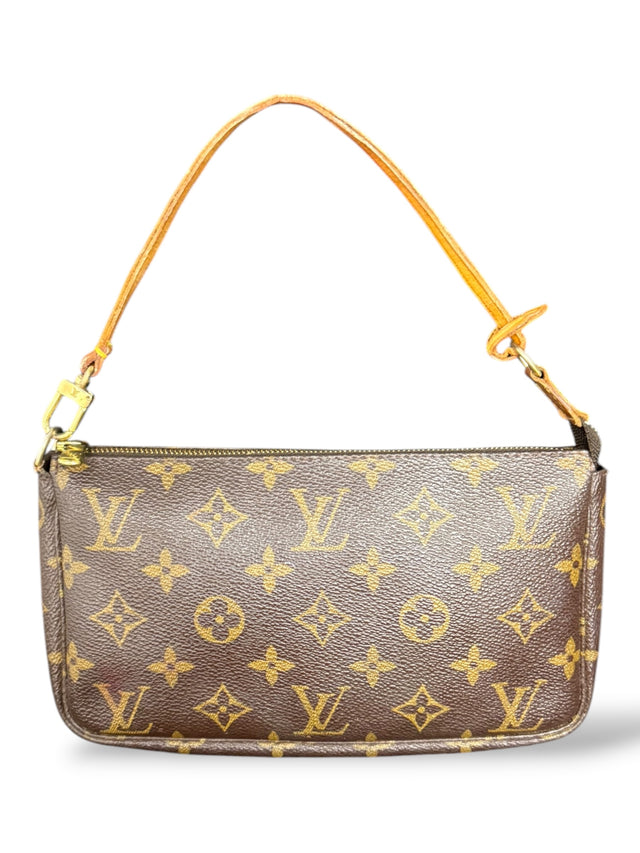 Louis Vuitton Pochette Accessoires Handtasche Monogram Braun