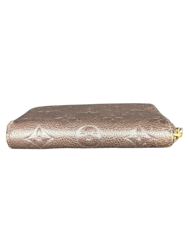 Louis Vuitton Zippy Empreinte Geldbeutel Geldbörse Portemonnaie Braun