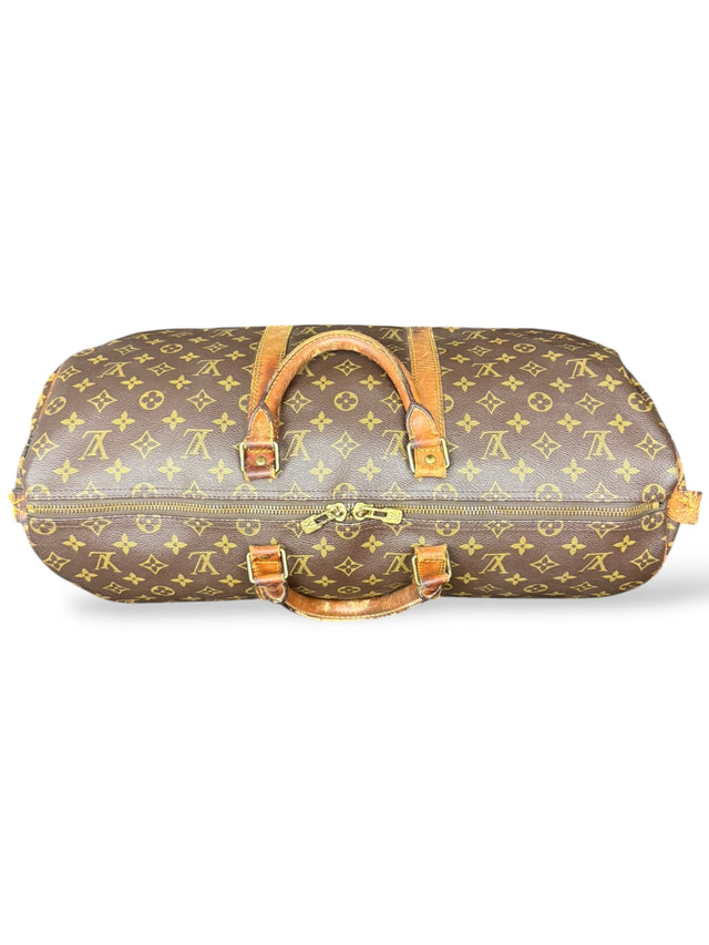 Louis Vuitton Keepall 50 Reisetasche Weekender Tasche Monogram Braun