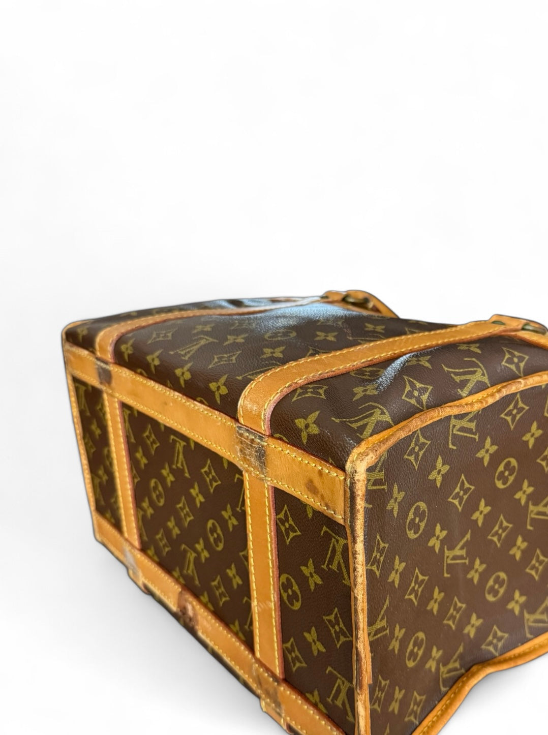 Louis Vuitton Sac Chien Reisetasche Weekender Tasche Monogram Braun