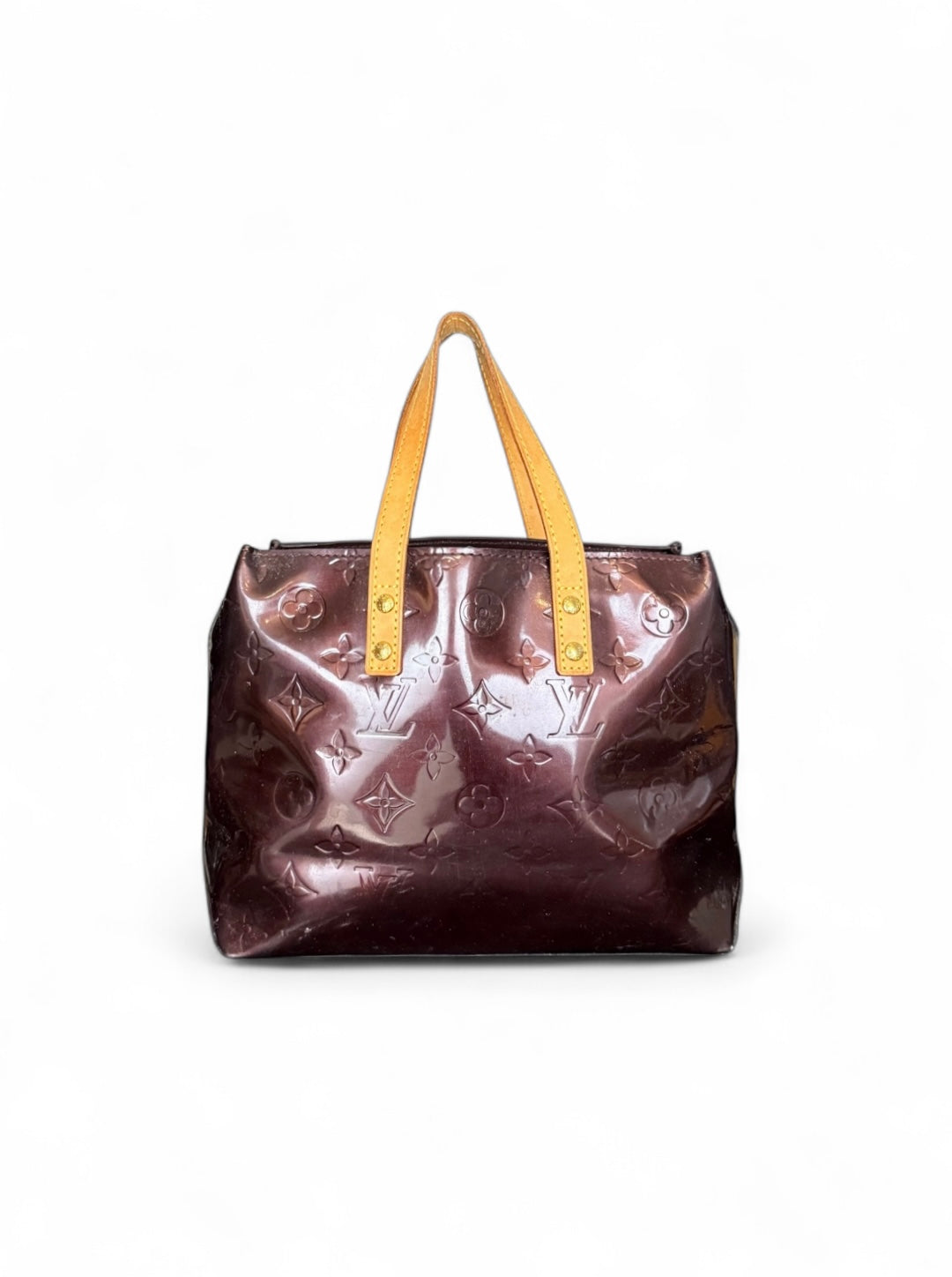 Louis Vuitton Reade PM Handtasche Vernis Monogram Lila