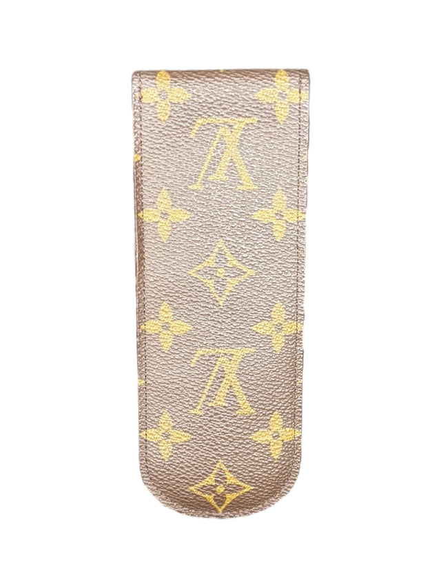 Louis Vuitton Brillenetui Brillencase Stiftetui Monogram Braun