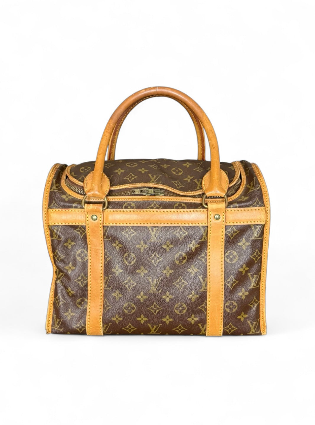 Louis Vuitton Sac Chien Reisetasche Weekender Tasche Monogram Braun