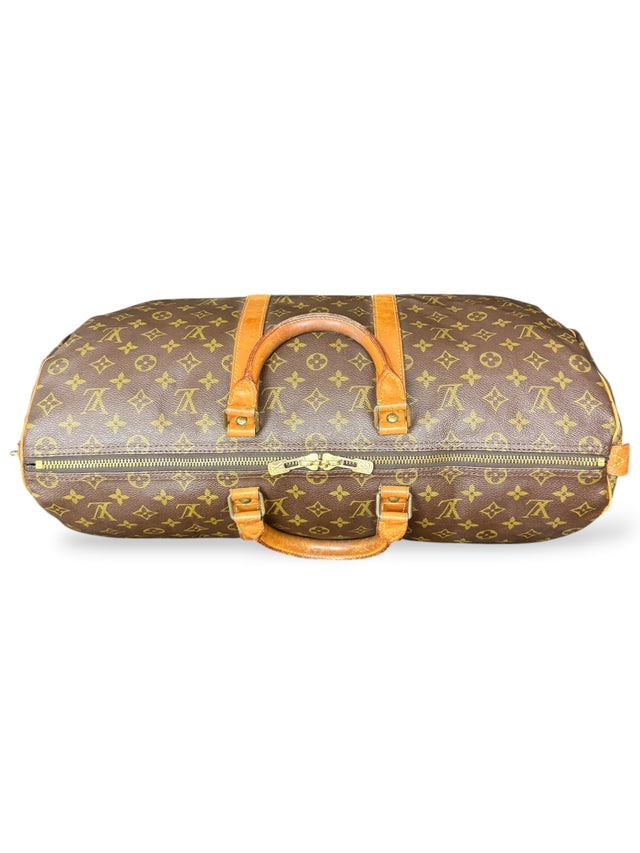 Louis Vuitton Keepall 50 Reisetasche Weekender Tasche Monogram Braun