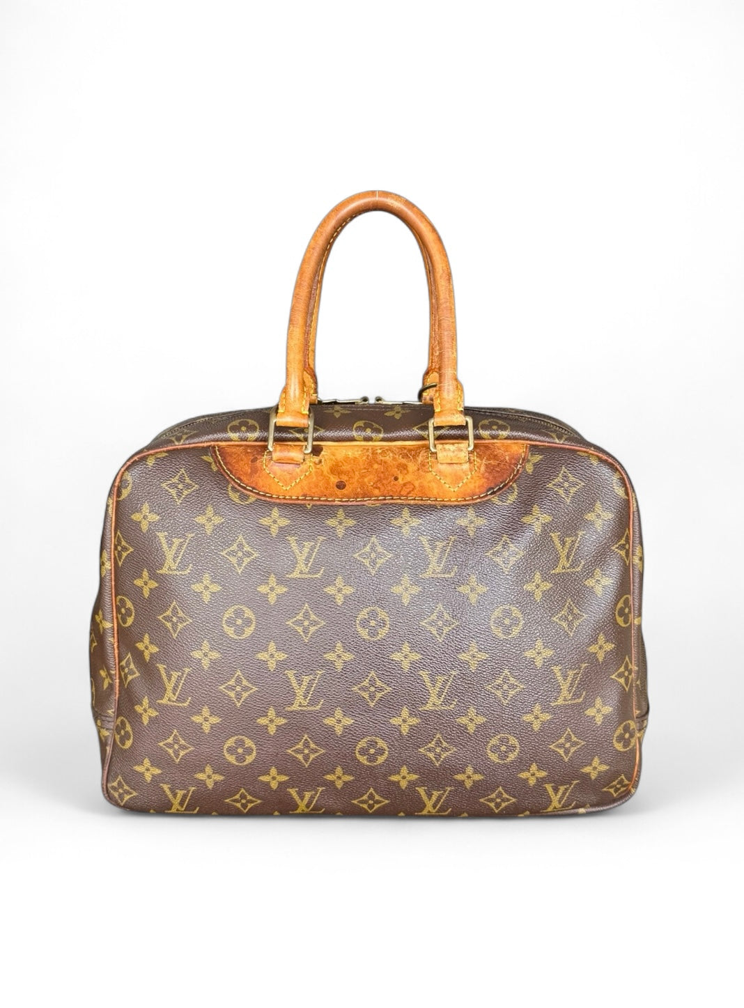 Louis Vuitton Deauville Handtasche Monogram Braun