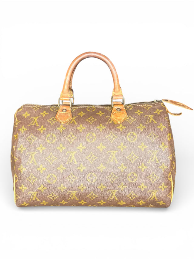 Louis Vuitton Speedy 30 Handtasche Monogram Braun