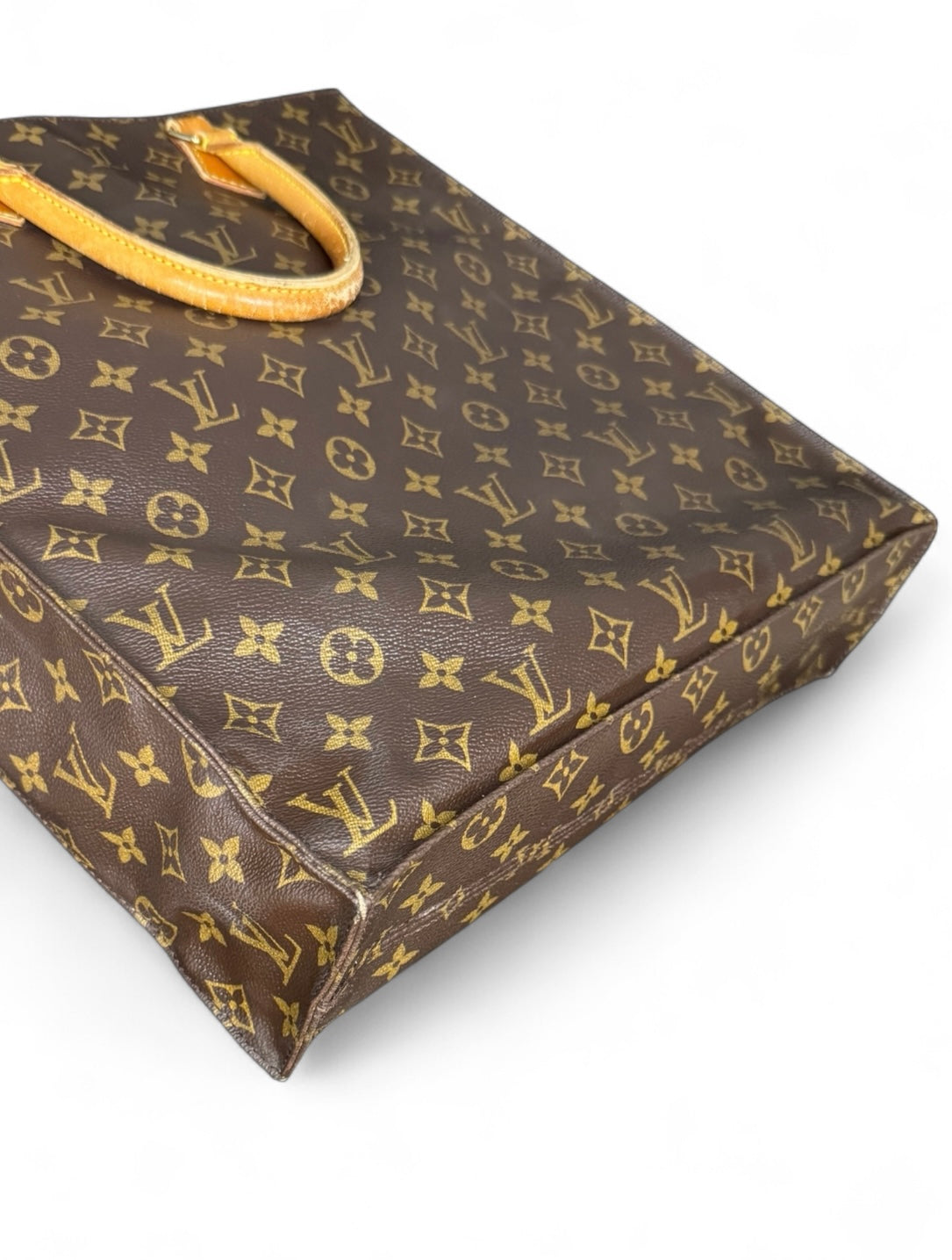 Louis Vuitton Sac Plat Handtasche Tote Bag Shopper Monogram Braun