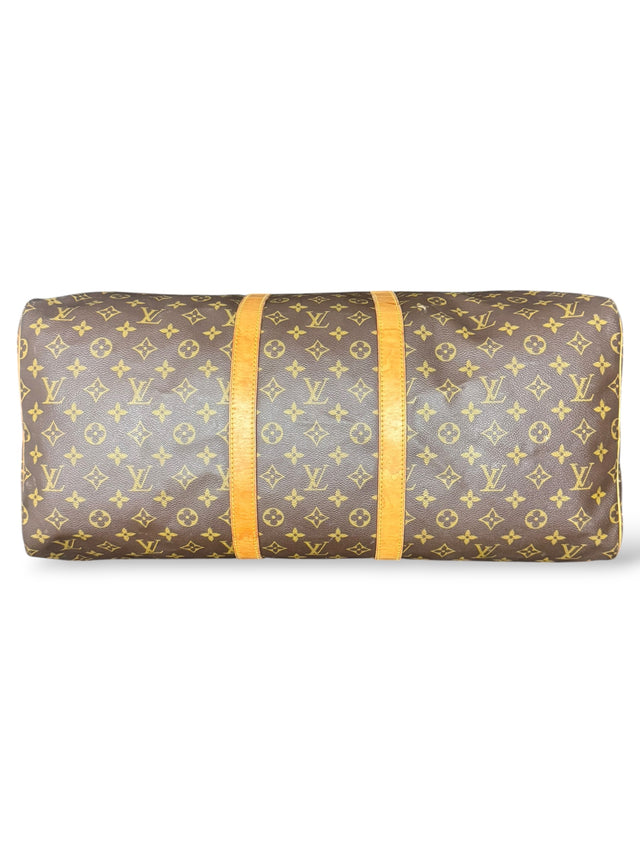 Louis Vuitton Keepall 55 Reisetasche Weekender Tasche Monogram Braun