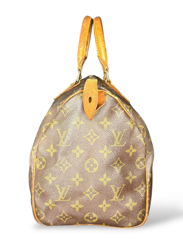 Louis Vuitton Speedy 30 Handtasche Monogram Braun