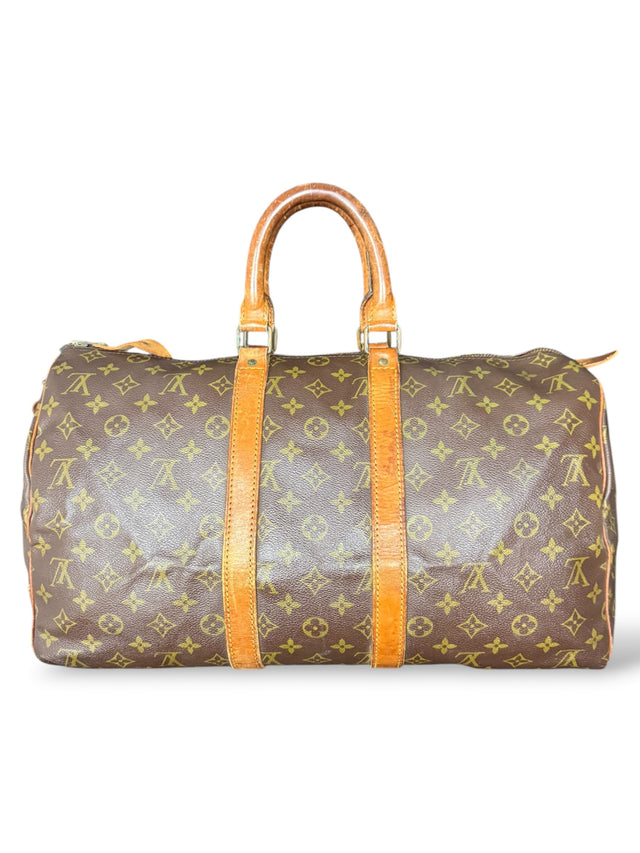 Louis Vuitton Keepall 45 Reisetasche Weekender Tasche Monogram Braun