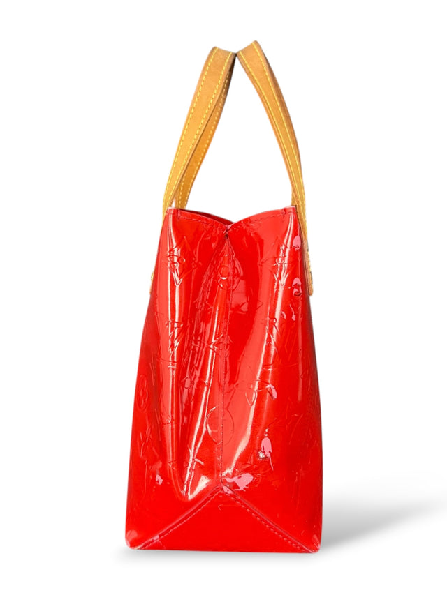 Louis Vuitton Reade PM Handtasche Vernis Monogram Rot