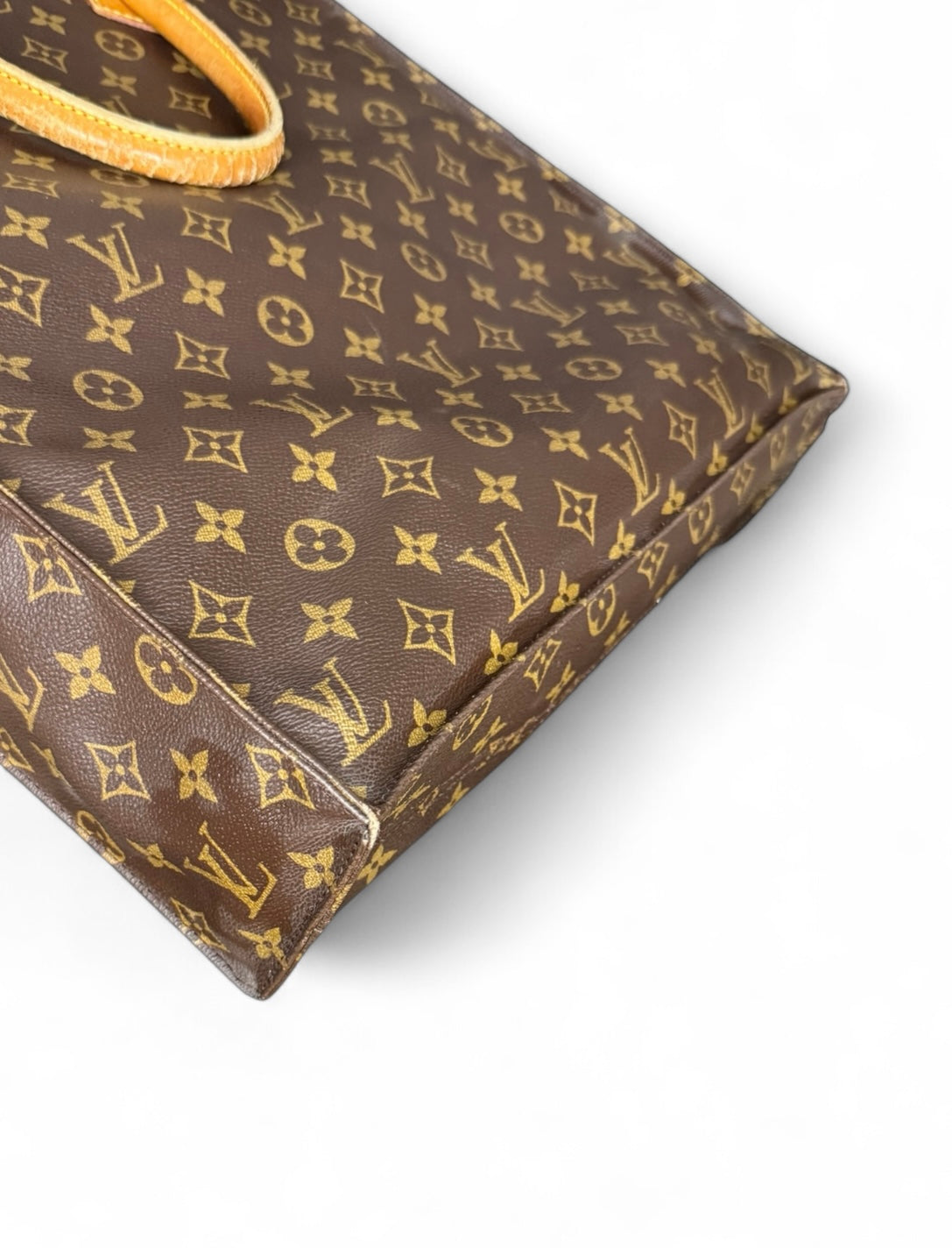 Louis Vuitton Sac Plat Handtasche Tote Bag Shopper Monogram Braun