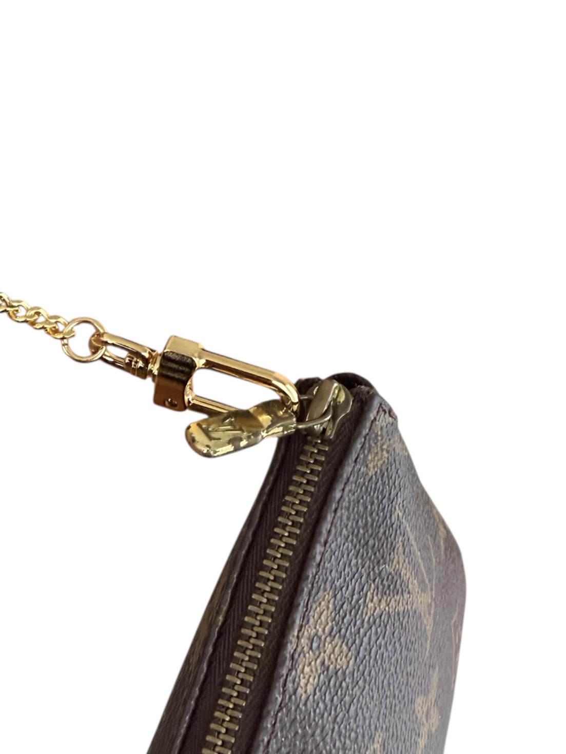 Louis Vuitton Pochette Accessoires Handtasche Monogram Braun