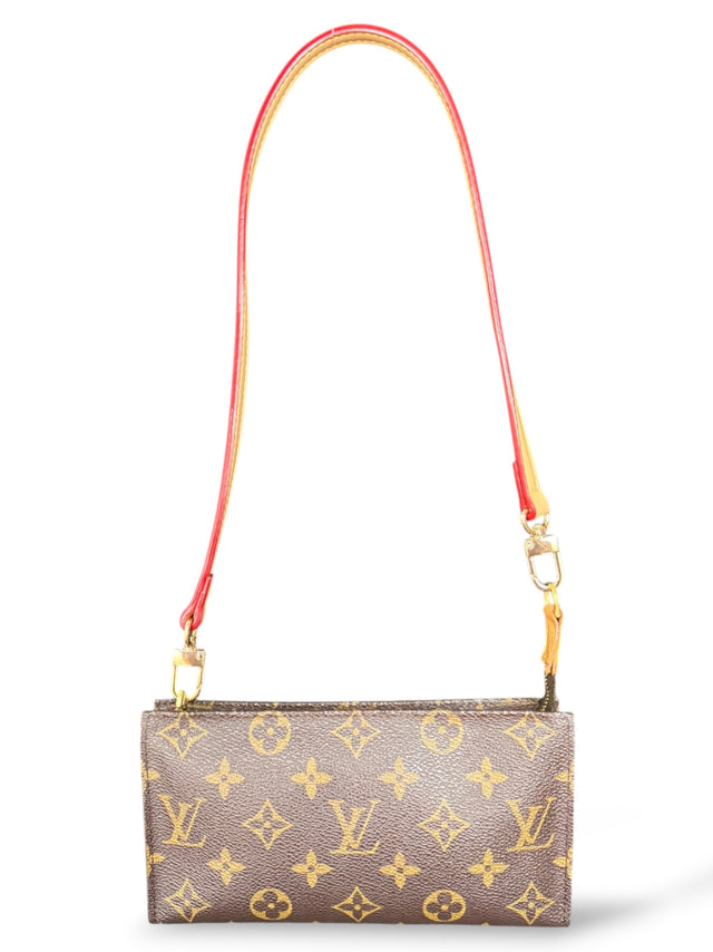 Louis Vuitton Baguette Pochette Accessoires Handtasche Monogram Braun