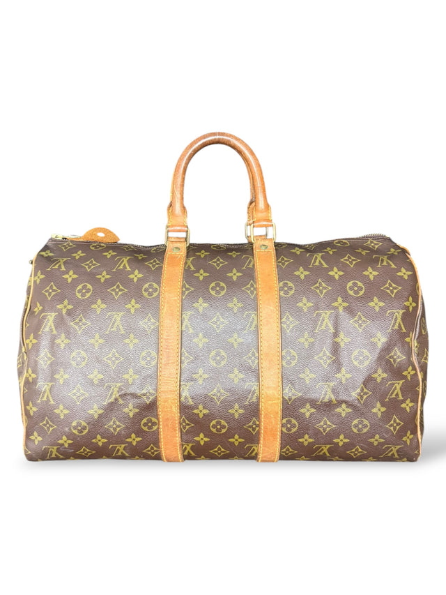 Louis Vuitton Keepall 45 Reisetasche Weekender Tasche Monogram Braun