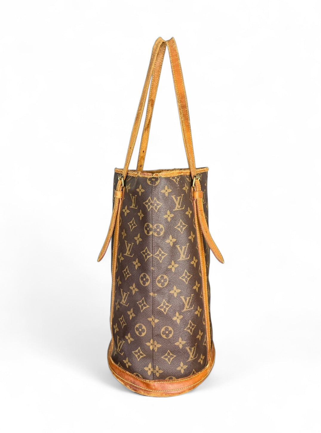 Louis Vuitton Bucket GM Handtasche Shopper Monogram Braun