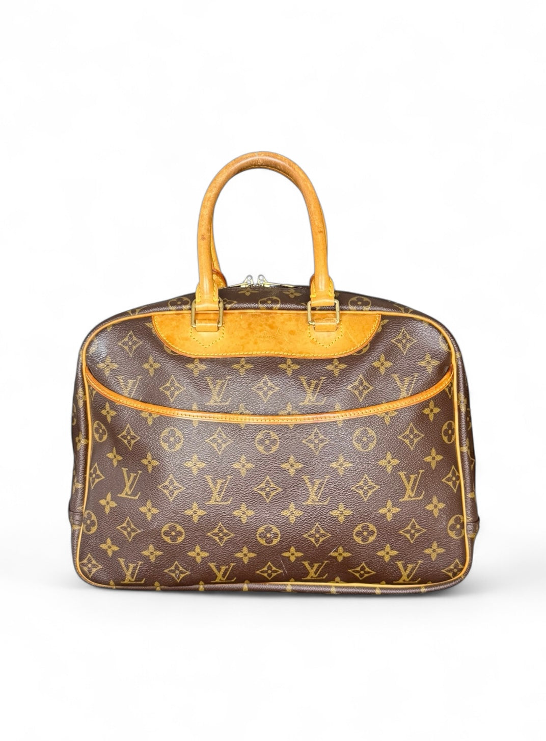 Louis Vuitton Deauville Handtasche Monogram Braun