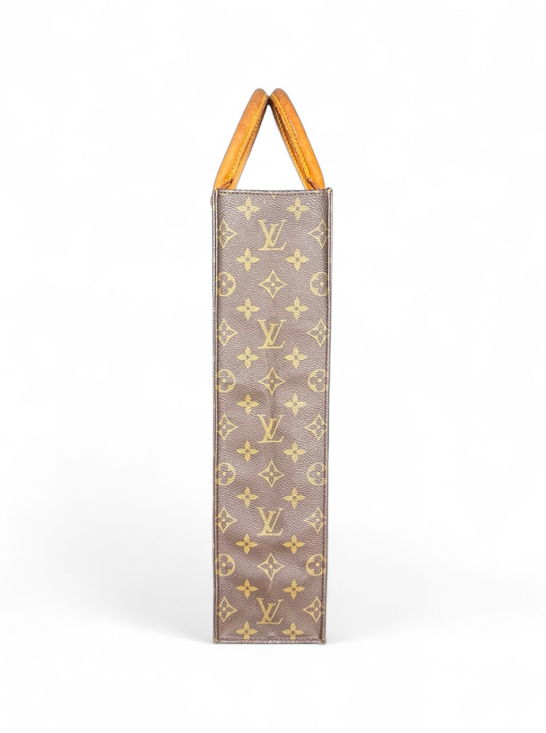 Louis Vuitton Sac Plat Handtasche Tote Bag Shopper Monogram Braun