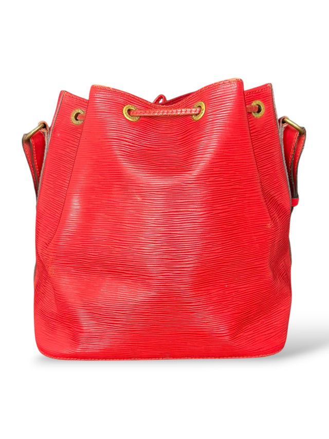 Louis Vuitton Sac Noe Petit Handtasche Epi Leder Rot