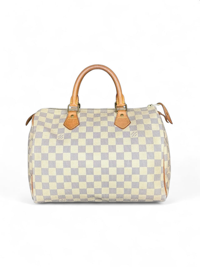 Louis Vuitton Speedy 30 Handtasche Damier Azur
