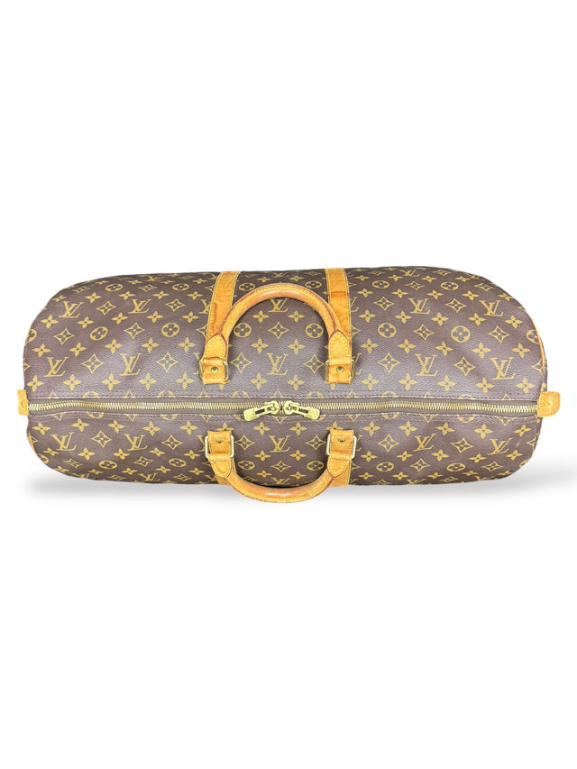 Louis Vuitton Keepall 55 Reisetasche Weekender Tasche Monogram Braun