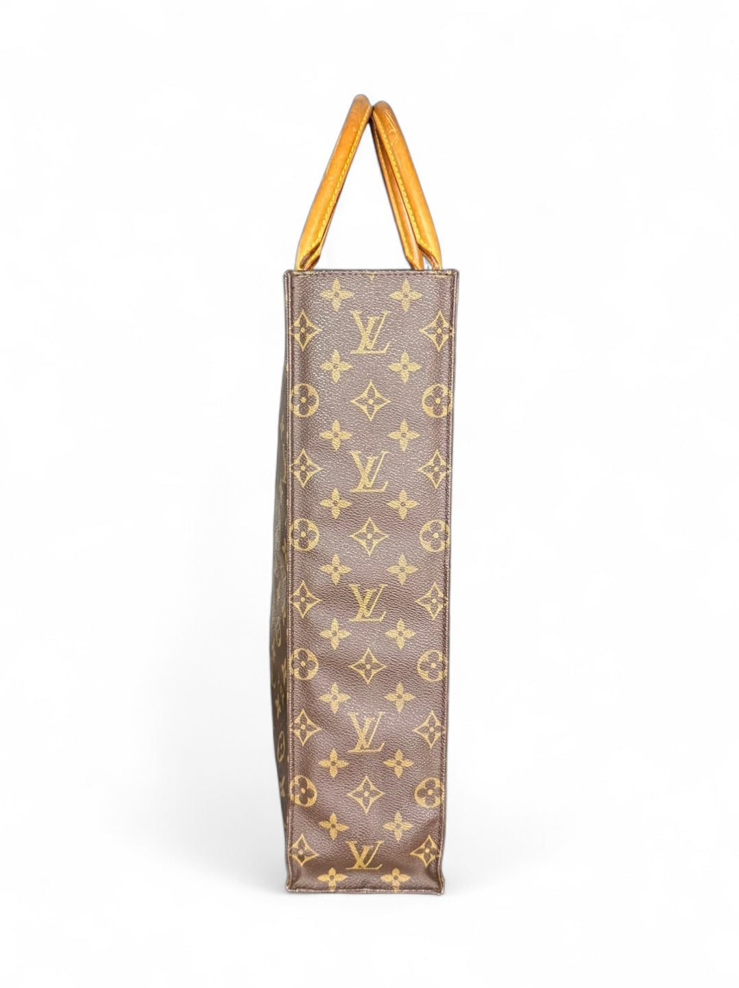 Louis Vuitton Sac Plat Handtasche Tote Bag Shopper Monogram Braun