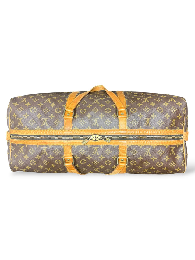 Louis Vuitton Sac Souple 55 Reisetasche Weekender Keepall Monogram Braun