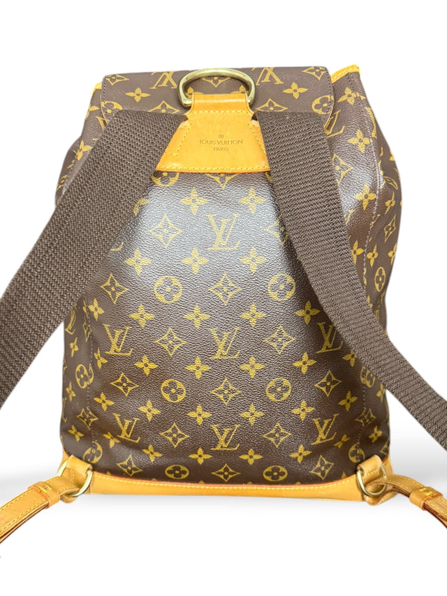 Louis Vuitton Montsouris GM Rucksack Tasche Monogram Braun
