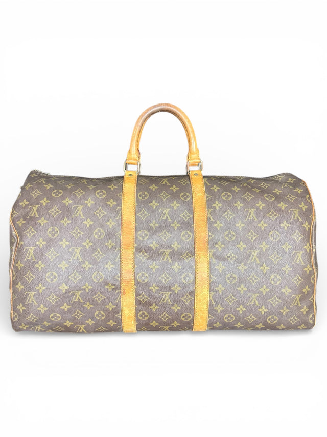 Louis Vuitton Keepall 55 Reisetasche Weekender Tasche Monogram Braun