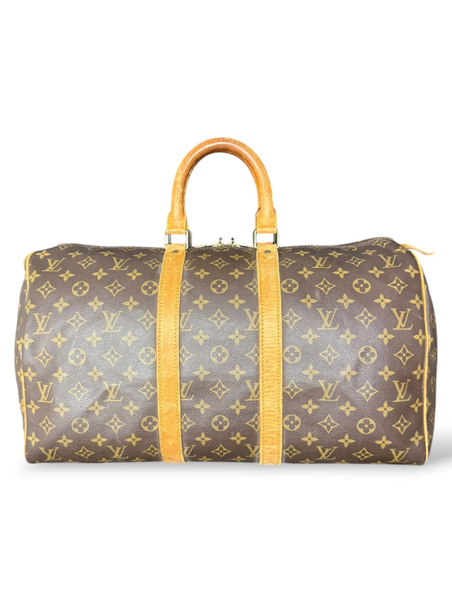 Louis Vuitton Keepall 45 Reisetasche Weekender Tasche Monogram Braun