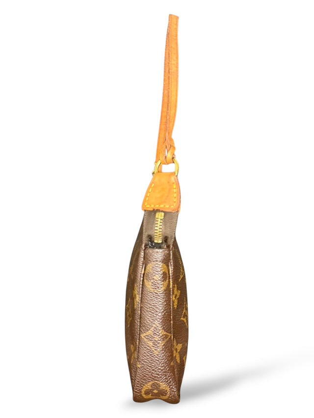 Louis Vuitton Pochette Accessoires Handtasche Monogram Braun