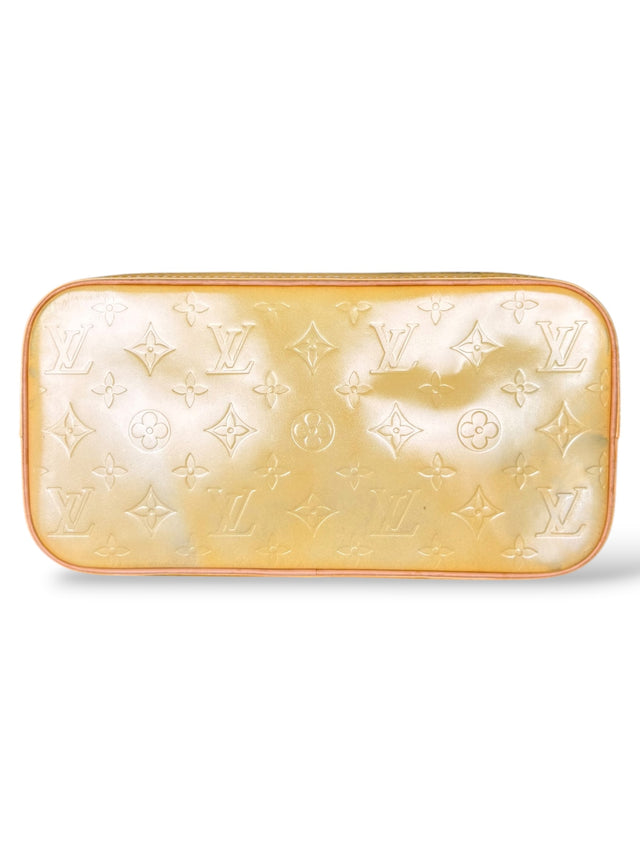 Louis Vuitton Houston Handtasche Vernis Monogram Gelb