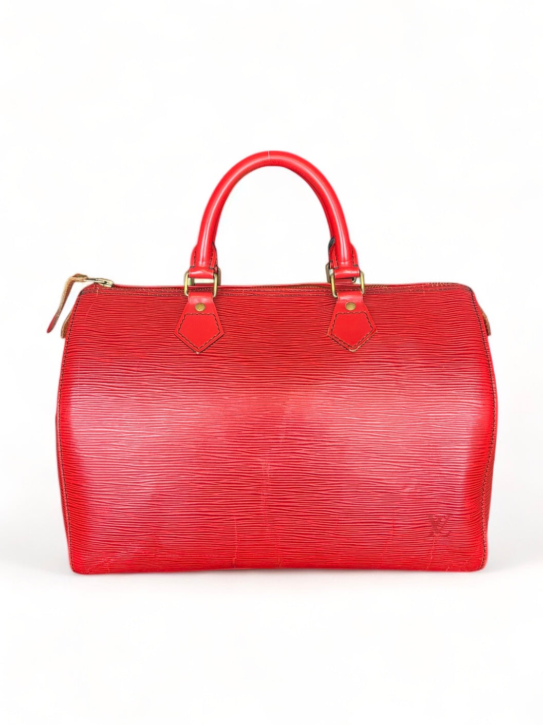 Louis Vuitton Speedy 30 Handtasche Epi Leder Rot